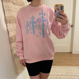 Vintage Pink Victoria Graphic Sweatshirt Size XL